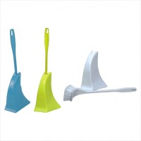 cheap hotel plastic toilet cleaning brush and holder